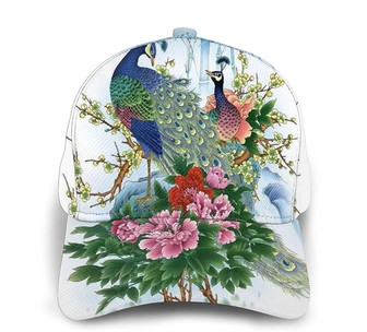 Peacock Classic Baseball Cap Adjustable Twill Sports Dad Hats for Unisex Hat Classic Cap Hat - Thegiftio UK