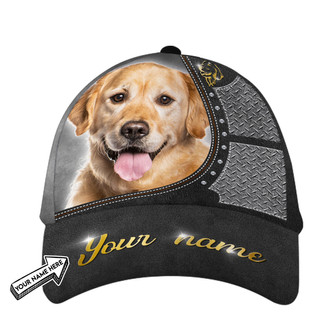Personalized Best Golden Retriever Hat Classic Cap Hat - Thegiftio UK