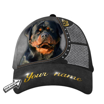 Personalized Best Rottweiler Dog Hat Classic Cap Hat - Thegiftio UK