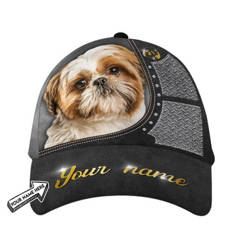 Personalized Best Shih Tzu Hat Classic Cap Hat - Thegiftio UK