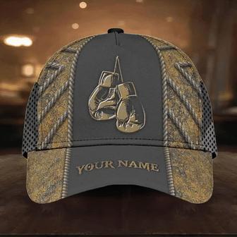 Personalized Boxing Be Strong Hat Classic Cap Hat - Thegiftio UK