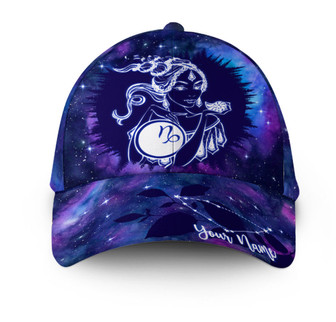 Personalized Capricorn Girl Is Mysterious Hat Classic Cap Hat - Thegiftio UK
