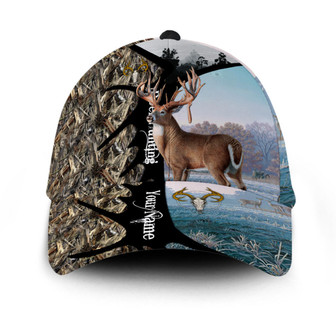 Personalized Deer Hunting Hat Classic Cap Hat - Thegiftio UK
