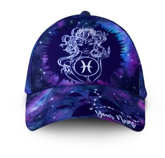Personalized Pisces Girl Is Mysterious Hat Classic Cap Hat - Thegiftio UK