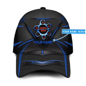 Personalized Puerto Rico Hat Classic Cap Hat - Thegiftio UK