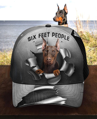 Personalized Six Feet Doberman Hat Classic Cap Hat - Thegiftio UK