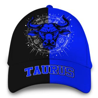 Personalized Taurus Blue Zodiac Hat Classic Cap Hat - Thegiftio UK