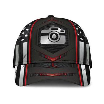 Photography Red Flag Carbon Hat Classic Cap Protect Cap, Human Cap, Trending Cap, American Cap Hat - Thegiftio UK