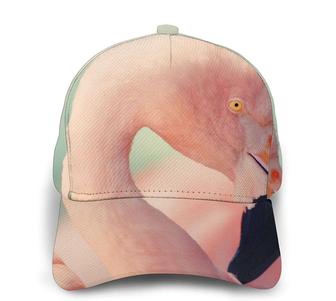 Pink Flamingo Print Classic Baseball Cap Adjustable Twill Sports Dad Hats for Unisex Hat - Thegiftio UK