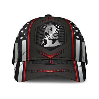 Pitbull Rad Flag Classic Cap Unisex Hat, Classical Cap, Gift For Men Hat - Thegiftio UK
