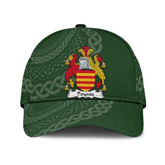 Poyntz Coat Of Arms Irish Family Crest St Patrick's Day Hat Classic Cap Hat - Thegiftio UK