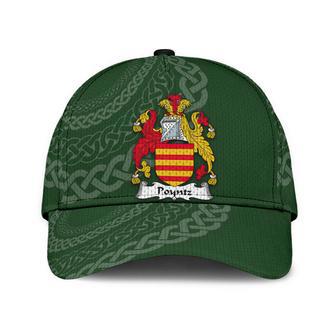 Poyntz Coat Of Arms Irish Family Crest St Patrick's Day Hat Classic Cap Hat - Thegiftio UK