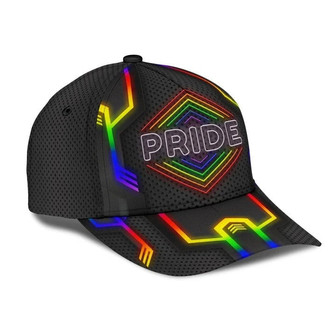 Pride Rainbow Color Baseball Cap For Lgbt, Pride Cap, Lgbt Accessories, Transgender Cap Hat - Thegiftio