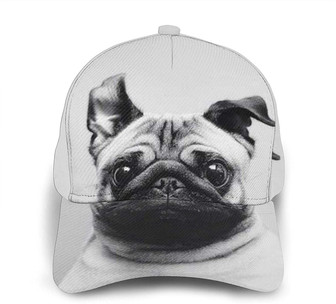 Pug Classic Cap Baseball Cap Adjustable Twill Sports Dad Hats for Unisex Hat - Thegiftio UK