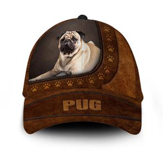 Pug Paw Pattern Hat Classic Cap Hat - Thegiftio UK