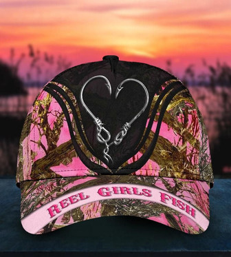 Reel Girl Fish Hat Classic Cap Hat Classic Cap Gift For Her Gift For Girl Hat - Thegiftio UK