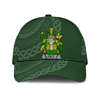 Reilly Coat Of Arms Irish Family Crest St Patrick's Day Hat Classic Cap Hat - Thegiftio UK