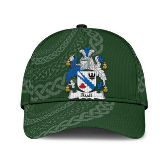 Riall Coat Of Arms Irish Family Crest St Patrick's Day Hat Classic Cap Hat - Thegiftio UK