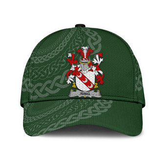 Ring Coat Of Arms Irish Family Crest St Patrick's Day Hat Classic Cap Hat - Thegiftio UK