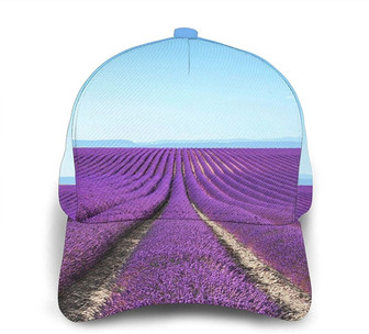 Romantic Lavender Print Classic Baseball Cap Adjustable Twill Sports Dad Hats for Unisex Hat - Thegiftio UK