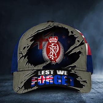 Royal Lest We Forget New Zealand Flag Hat Proud Veteran Patriotic Merchandise Memorial Gifts Hat Classic Cap Hat - Thegiftio UK