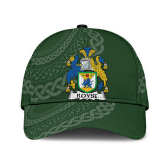 Royse Coat Of Arms Irish Family Crest St Patrick's Day Hat Classic Cap Hat - Thegiftio UK