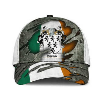 Savagearms Irish Family Crest Hat Classic Cap Hat - Thegiftio UK