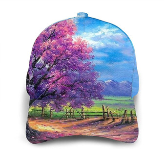Season Landscape Print Classic Baseball Cap Adjustable Twill Sports Dad Hats for Unisex Hat - Thegiftio UK