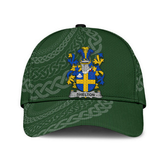 Sheltonarms Irish Family Crest St Patrick's Day Hat Classic Cap Hat - Thegiftio UK