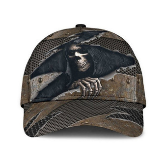 Skull Carbon Tear Hat Classic Cap For Summer, Gift For Him, Human Cap, Trending Cap, American Cap Hat - Thegiftio UK