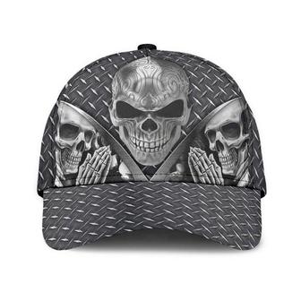 Skull Faith America Hat Classic Cap Gift For Him, Human Cap, Trending Cap, American Cap Hat - Thegiftio UK