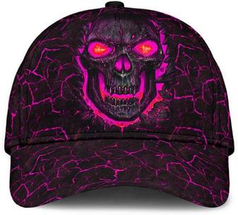 Skull Fire Purple Wonderful Printed Unisex Hat Classic Caps Baseball Caps Hat - Thegiftio UK