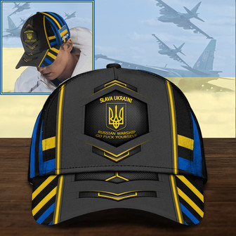 Slava Ukraini Russian Warship Go Fuck Yourself Hat Stand With Ukraine Merchandise Hat Classic Cap Hat - Thegiftio UK