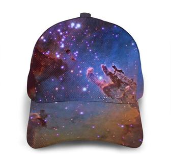 Space Galaxy Print Classic Baseball Cap Adjustable Twill Sports Dad Hats for Unisex Hat - Thegiftio UK