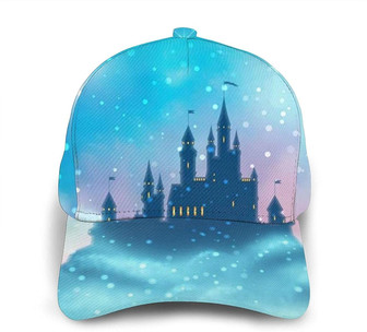 Starlight Castle Print Classic Baseball Cap Adjustable Twill Sports Dad Hats for Unisex Hat - Thegiftio UK