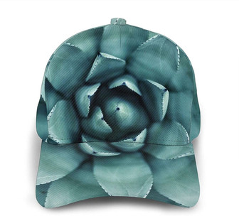 Succulent Plant Print Classic Baseball Cap Adjustable Twill Sports Dad Hats for Unisex Hat - Thegiftio