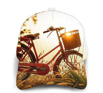 Sunset Rural View Print Casual Baseball Cap Adjustable Twill Sports Dad Hats for Unisex Hat - Thegiftio