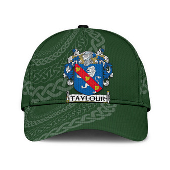 Taylour Coat Of Arms Irish Family Crest St Patrick's Day Hat Classic Cap Hat - Thegiftio UK