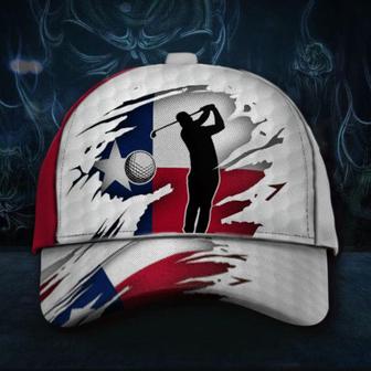 Texas Flag Golfer Cap Pride Texas State Hat Gifts For Golf Enthusiasts Hat - Thegiftio UK