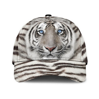Tiger White Fur Classic Cap Tiger hat African Cap Personalized Caps Hat - Thegiftio