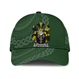 Tisdale Coat Of Arms Irish Family Crest St Patrick's Day Hat Classic Cap Hat - Thegiftio UK
