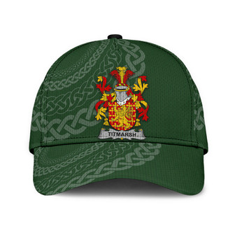 Titmarsh Coat Of Arms Irish Family Crest St Patrick's Day Hat Classic Cap Hat - Thegiftio UK