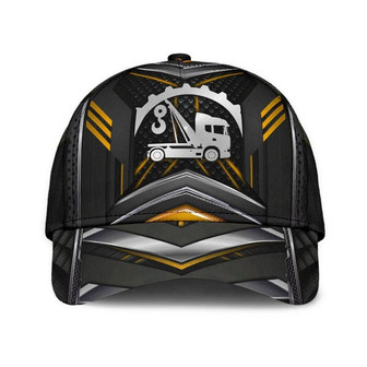 Tow Truck Red Carbon Iron Hat Classic Cap Skull Cap, Human Cap, Trending Cap, American Cap Hat - Thegiftio UK