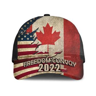 Trucker Freedom Convoy 2022 USA Canada Flag Hat Old Vintage Caps Support Truckers For Freedom Hat - Thegiftio UK