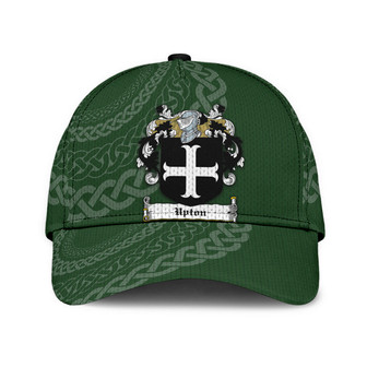 Upton Coat Of Arms Irish Family Crest St Patrick's Day Hat Classic Cap Hat - Thegiftio UK
