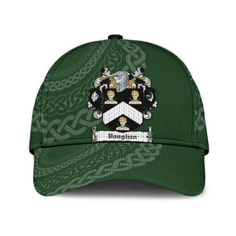 Vaughan Coat Of Arms Irish Family Crest St Patrick's Day Hat Classic Cap Hat - Thegiftio UK