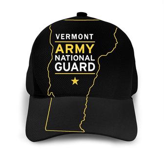 Vermont Army National Guard Unisex Classic Printing Baseball Cap Trucker Cap Dad Hat Mesh Cap Hat - Thegiftio UK