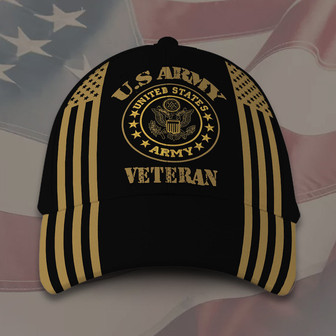 Veteran American Flag Hat Proud US Military US Army Veteran Hat Classic Cap Hat - Thegiftio UK
