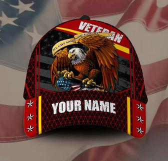 Veteran All Gave Some Some Gave All Customized Hat Classic Cap Hat - Thegiftio UK