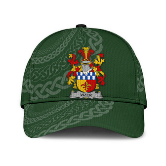 Vizer Coat Of Arms Irish Family Crest St Patrick's Day Hat Classic Cap Hat - Thegiftio UK